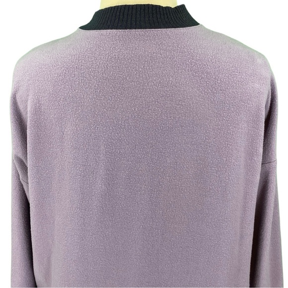 Xersion Purple Zip Shoulder Knit Sweater - Picture 10 of 15
